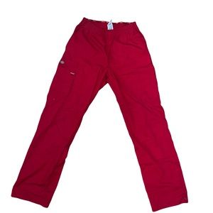 Dickies Red Straight Leg Cargo Style Pant
